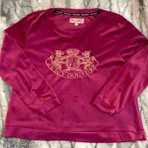 Juicy Couture Velour sweat shirt